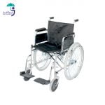 ویلچر ارتوپدی تکنو چرخ جلو طرح بادی چرخ عقب بادی سیمی