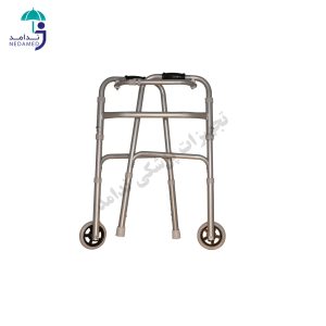 واکر تاشو چرخ دار آلومینیومی