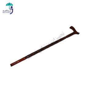 عصا چوبی مدل حصیری